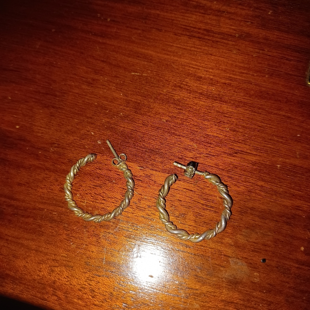 Sterling Silver Hoop Earings